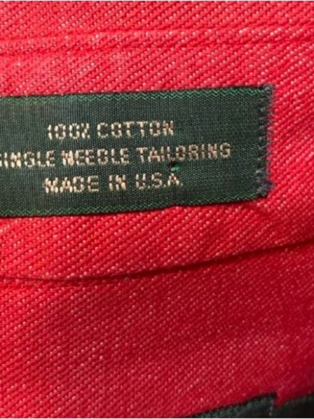 J. Crew Men's Button-Down Shirt in Red